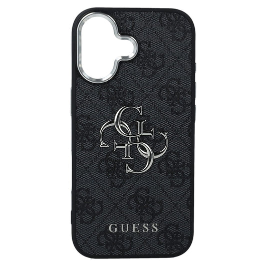 Θήκη για Apple iPhone 17, Guess, Big 4G Logo Classic, Μαύρη Ασημί