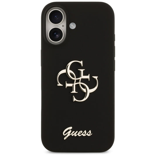 Θήκη για Apple iPhone 17, Guess, Big 4G Script, Μαύρη