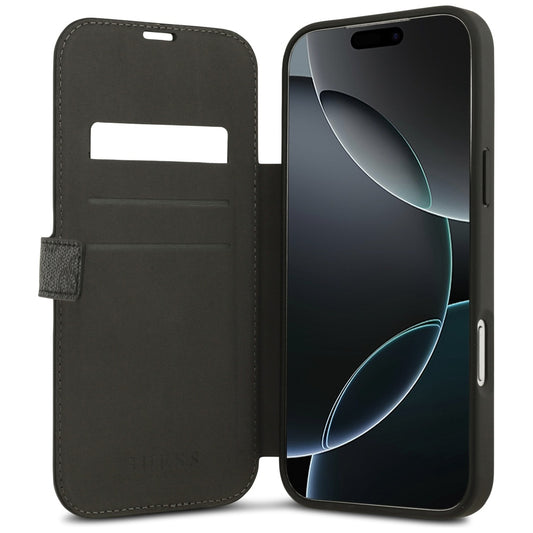 Case for Apple iPhone 17 Pro Max, Guess, 4G Metal Logo, Black