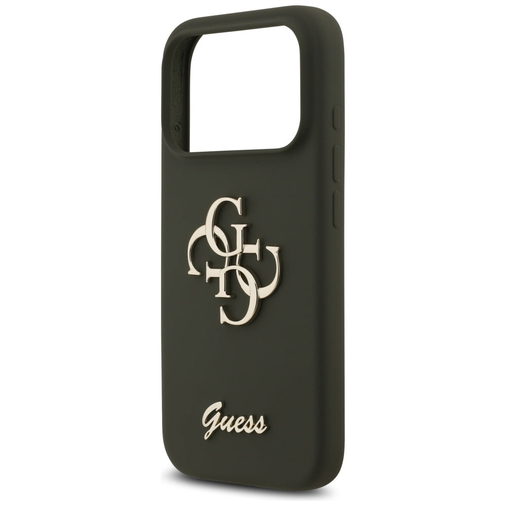Case for Apple iPhone 17 Pro Max, Guess, Big 4G Script, Khaki