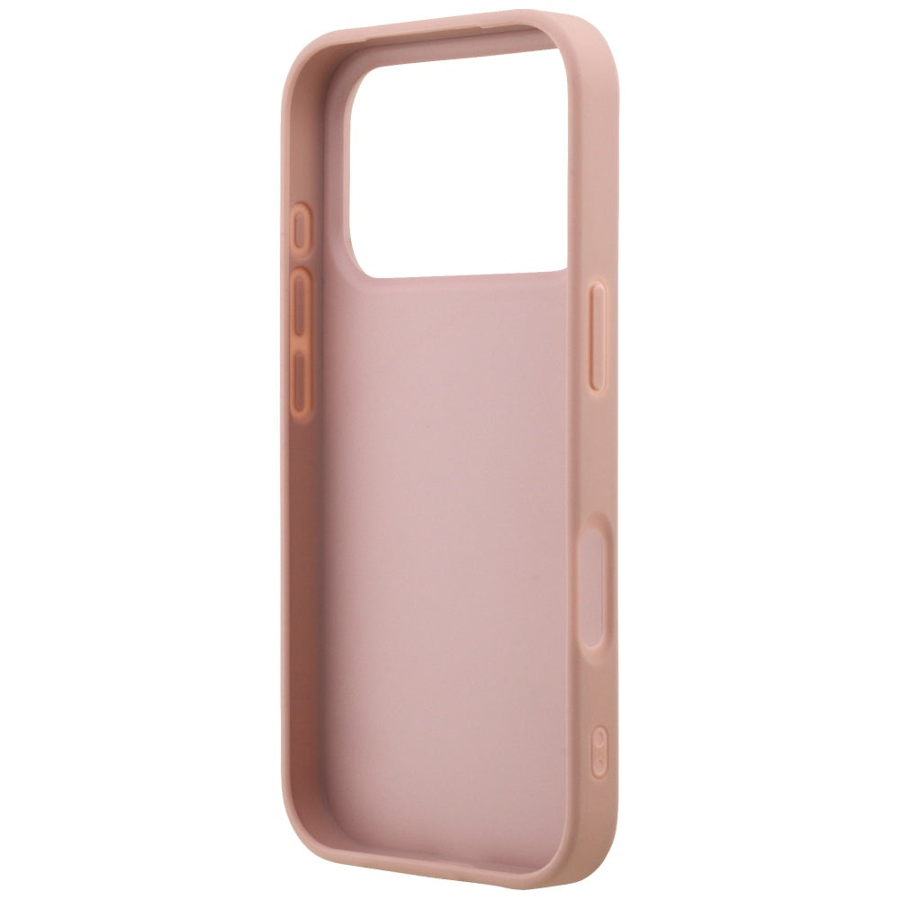 Case for Apple iPhone 17 Pro Max, Guess, Fixed Glitter Big 4G, Pink
