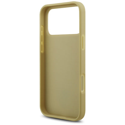 Case for Apple iPhone 17 Pro Max, Guess, Rhinestone Triangle Logo, Gold