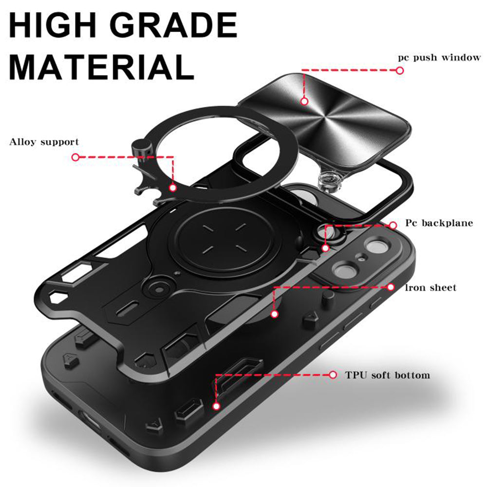 Θήκη για Apple iPhone 17 Pro Max, Techsuit, CamGuard Pro, Ροζ