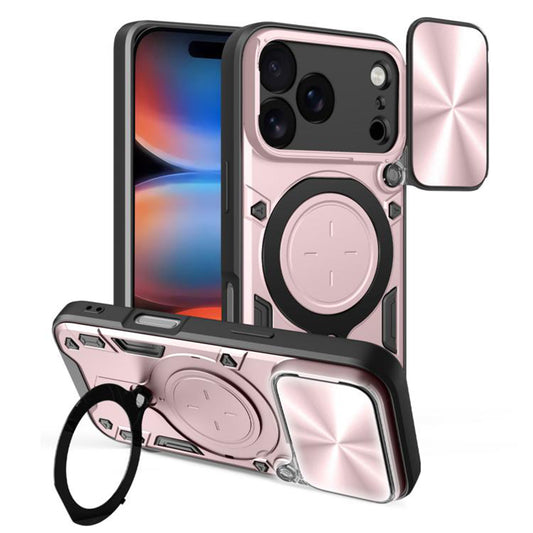 Case for Apple iPhone 17 Pro Max, Techsuit, CamGuard Pro, Rose Gold