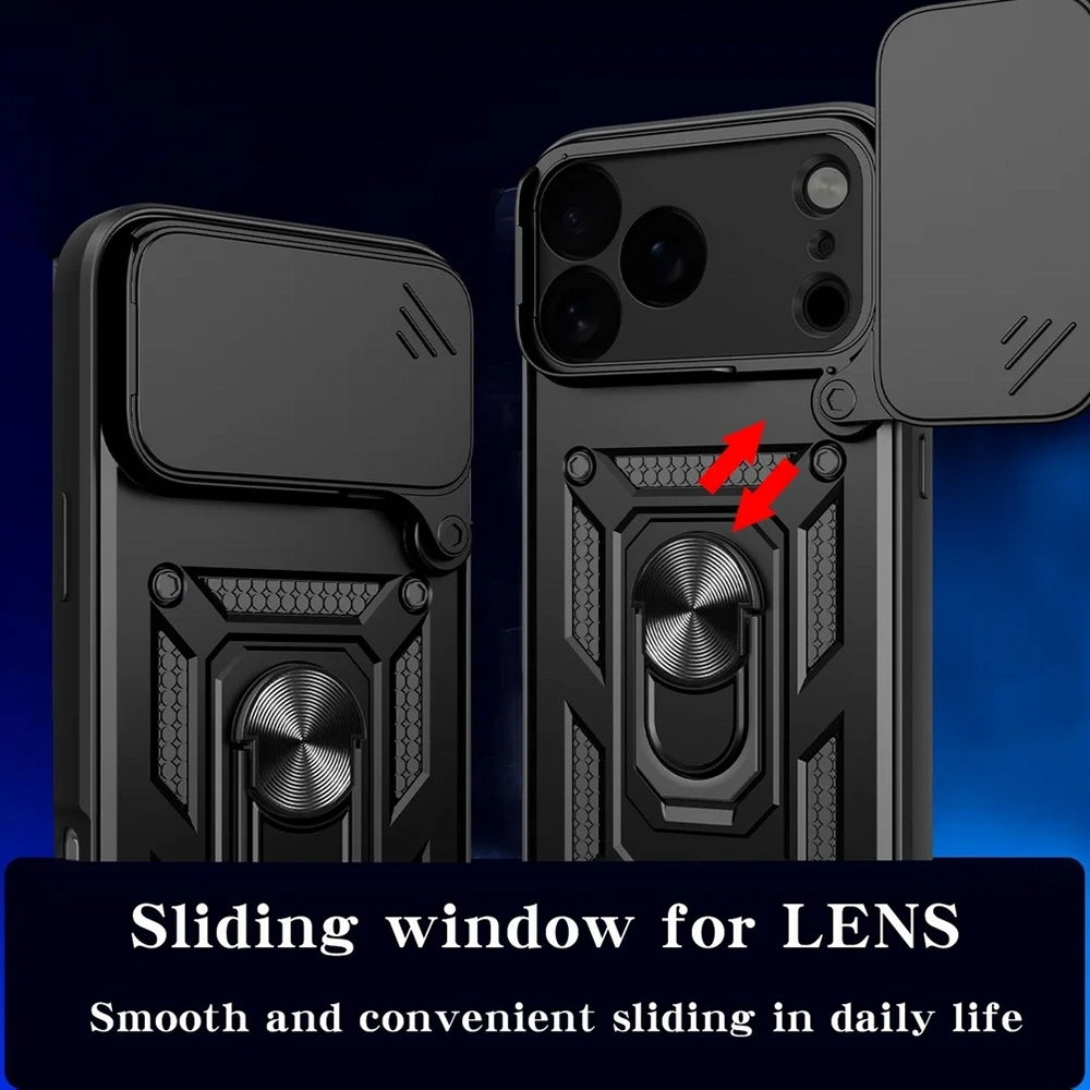Θήκη για Apple iPhone 17 Pro Max, Techsuit, CamShield, Μαύρη