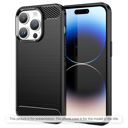 Case for Apple iPhone 17 Pro Max, Techsuit, Carbon, Black