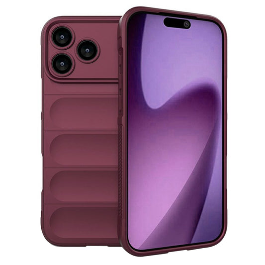 Case for Apple iPhone 17 Pro Max, Techsuit, Magic Shield, Burgundy