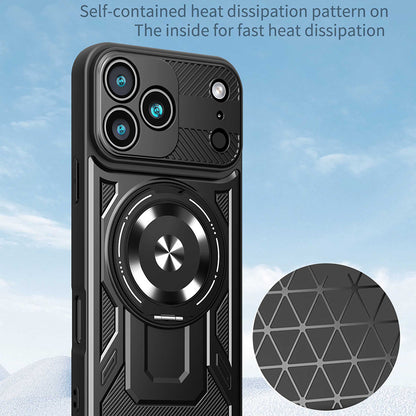 Θήκη για Apple iPhone 17 Pro Max, Techsuit, RuggedCam, Μαύρη