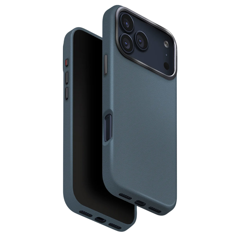 Θήκη για Apple iPhone 17 Pro Max, UNIQ, Lyden Leatherette, Μπλε