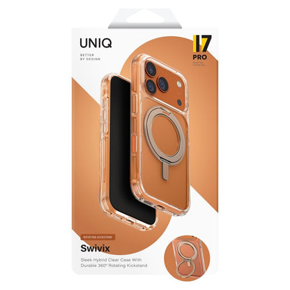 Θήκη για Apple iPhone 17 Pro Max, UNIQ, Swivix, Χρυσή