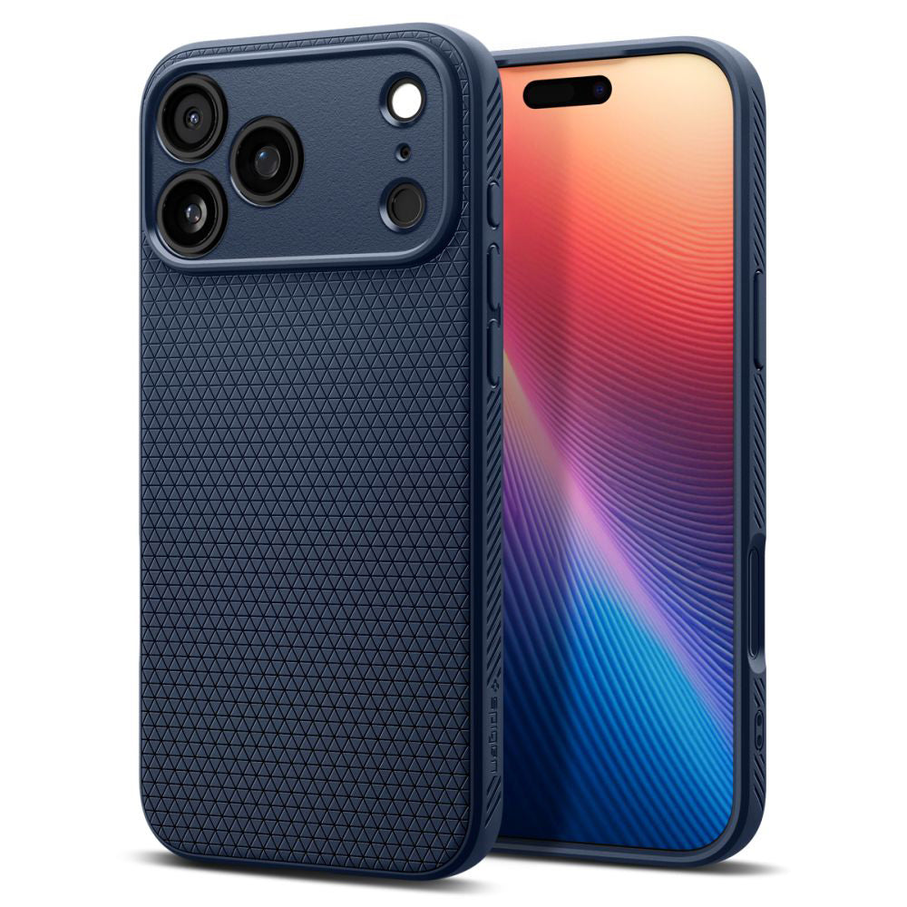 Case for Apple iPhone 17 Pro, Spigen, Liquid Air, Navy ACS10332