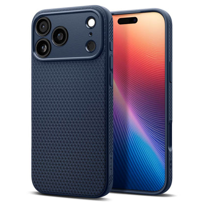 Case for Apple iPhone 17 Pro, Spigen, Liquid Air, Navy ACS10332