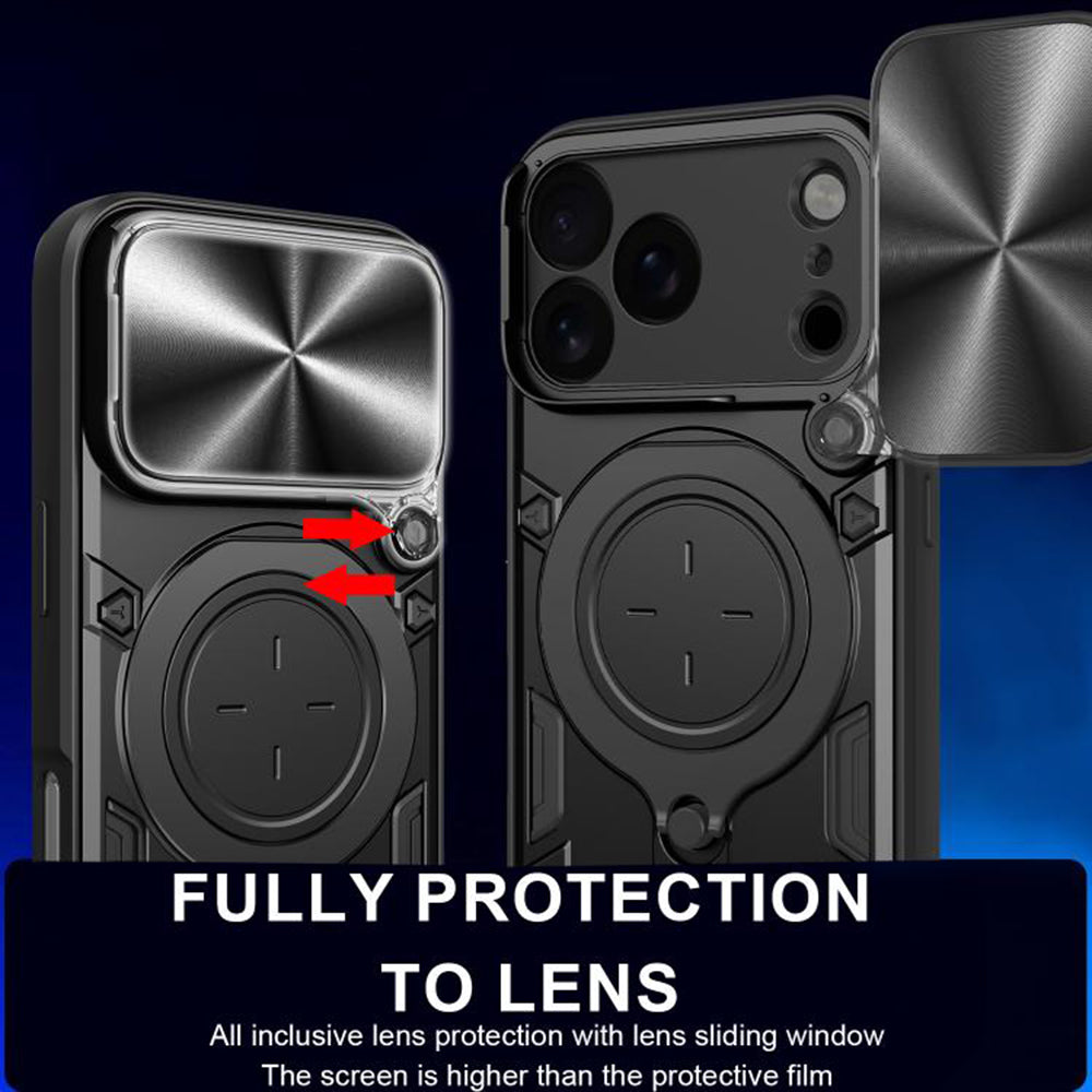 Θήκη για Apple iPhone 17 Pro, Techsuit, CamGuard Pro, Κόκκινη