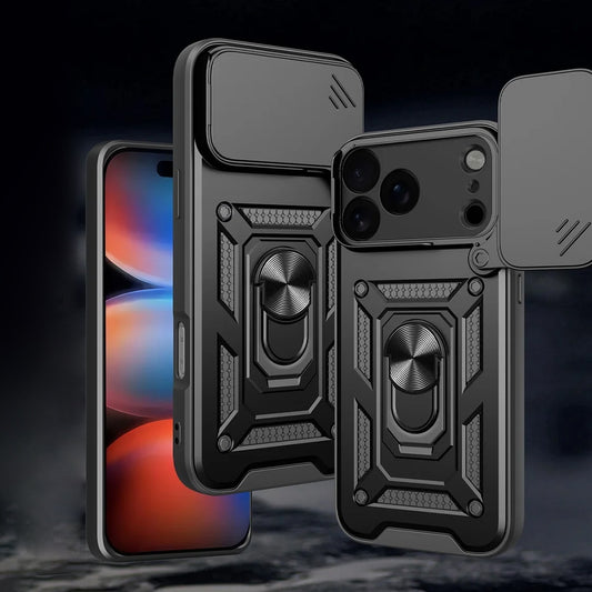 Case for Apple iPhone 17 Pro, Techsuit, CamShield, Black