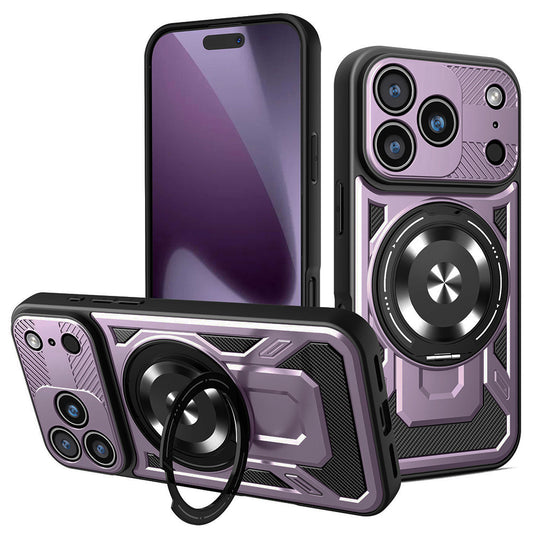 Θήκη για Apple iPhone 17 Pro, Techsuit, RuggedCam, Μωβ