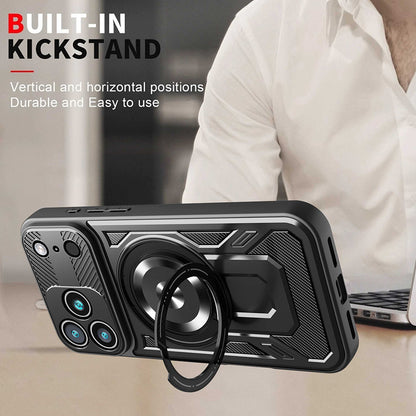 Θήκη για Apple iPhone 17 Pro, Techsuit, RuggedCam, Μαύρη