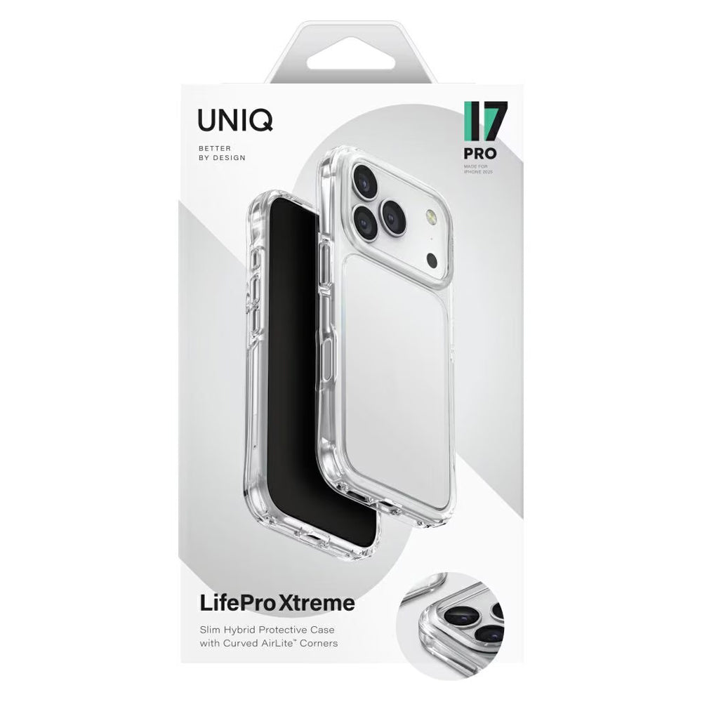 Θήκη για Apple iPhone 17 Pro, UNIQ, LifePro Xtreme, Διάφανη