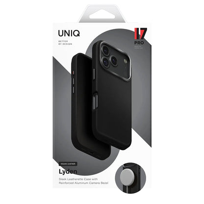 Θήκη για Apple iPhone 17 Pro, UNIQ, Lyden Leatherette, Γκρι