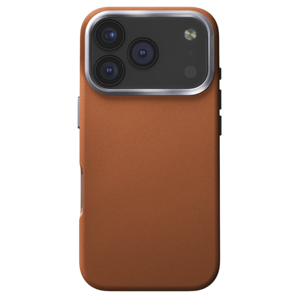 Θήκη για Apple iPhone 17 Pro, UNIQ, Lyden Leatherette, Καφέ