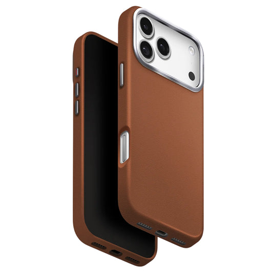 Θήκη για Apple iPhone 17 Pro, UNIQ, Lyden Leatherette, Καφέ
