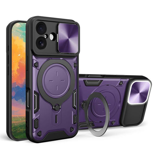 Case for Apple iPhone 17, Techsuit, CamGuard Pro, Purple