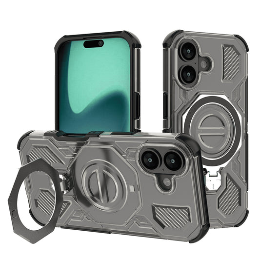 Case for Apple iPhone 17, Techsuit, Carbon Shield Pro, Smoke