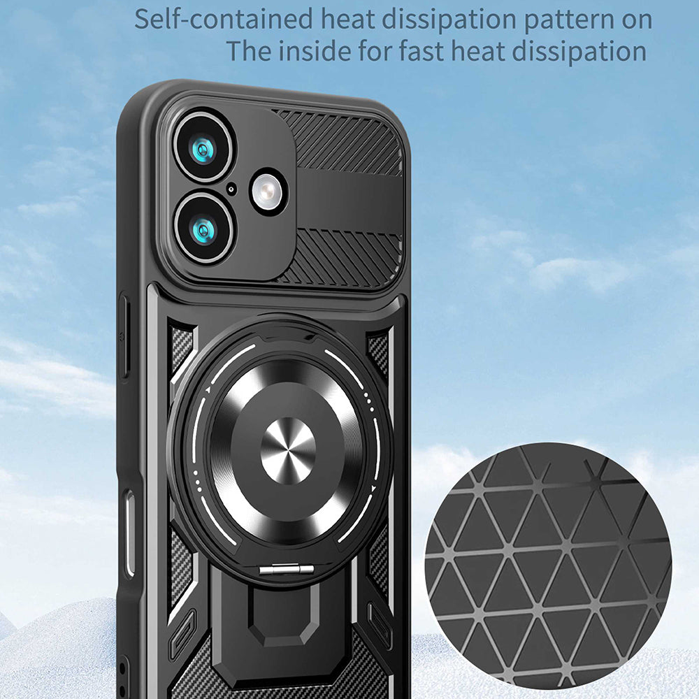Θήκη για Apple iPhone 17, Techsuit, RuggedCam, Γκρι