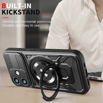 Θήκη για Apple iPhone 17, Techsuit, RuggedCam, Μαύρη