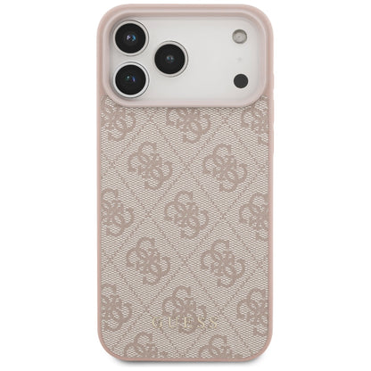 Θήκη για Apple iPhone 18 Pro / 17 Pro, Guess, 4G Classic Logo, Ροζ