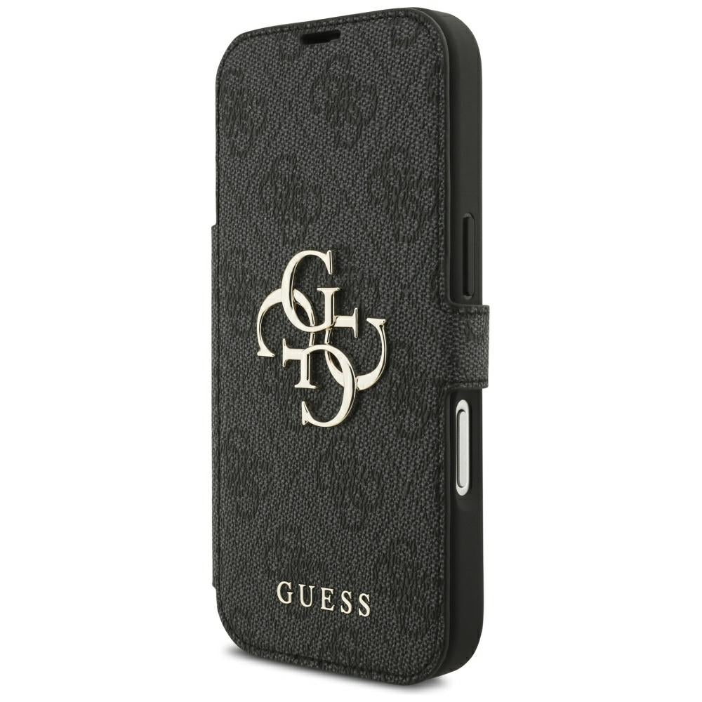 Θήκη για Apple iPhone 18 Pro / 17 Pro, Guess, 4G Μεταλλικό Λογότυπο, Μαύρη