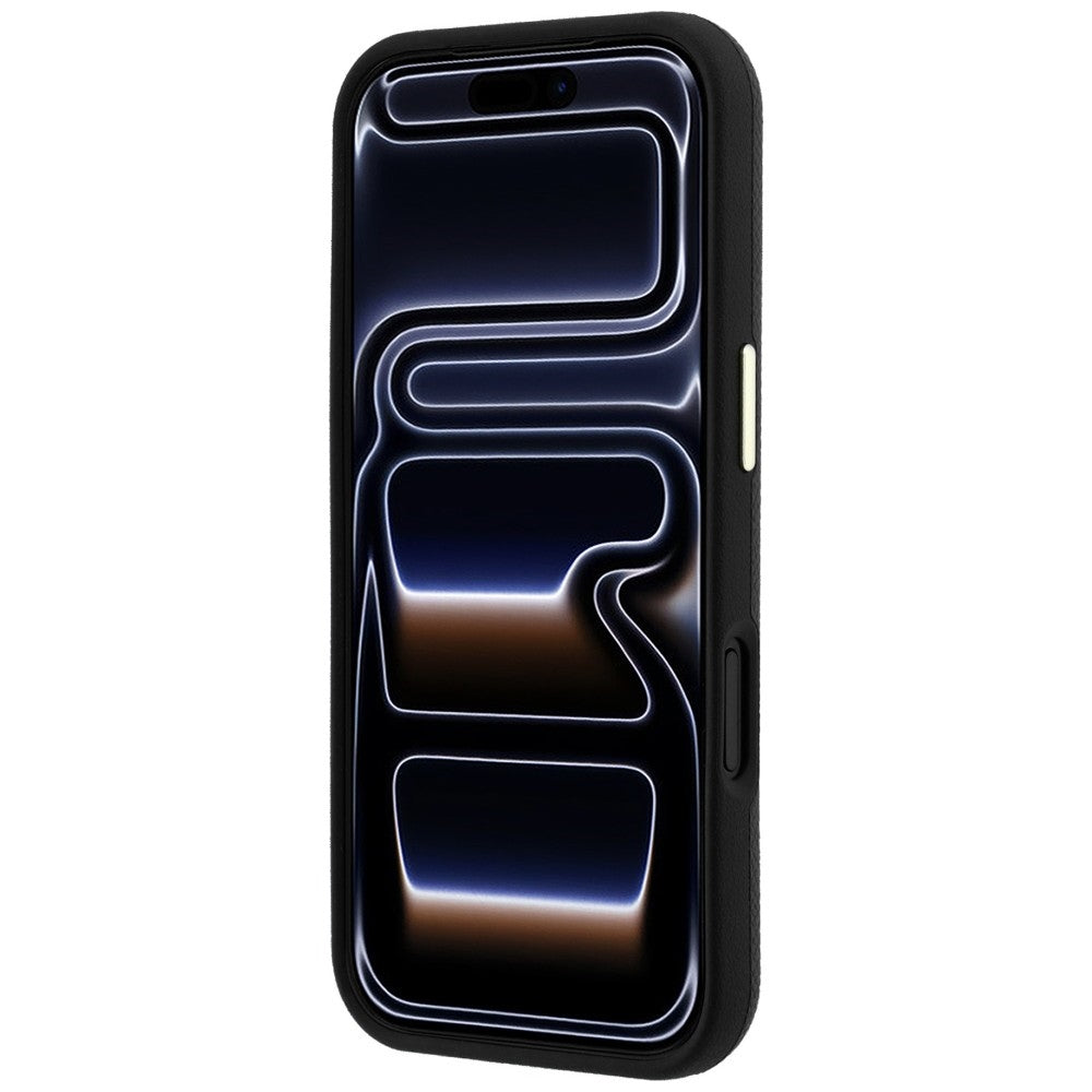 Θήκη για Apple iPhone 18 Pro / 17 Pro, Guess, Μεγάλο Λογότυπο από Ρητίνη με Υφή, Μαύρο