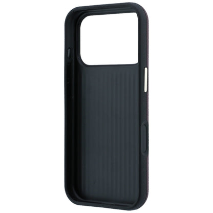 Θήκη για Apple iPhone 18 Pro / 17 Pro, Guess, Μεγάλο Λογότυπο από Ρητίνη με Υφή, Βυσσινί