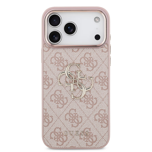 Θήκη για Apple iPhone 18 Pro Max / 17 Pro Max, Guess, 4G Big Classic Logo, Ροζ