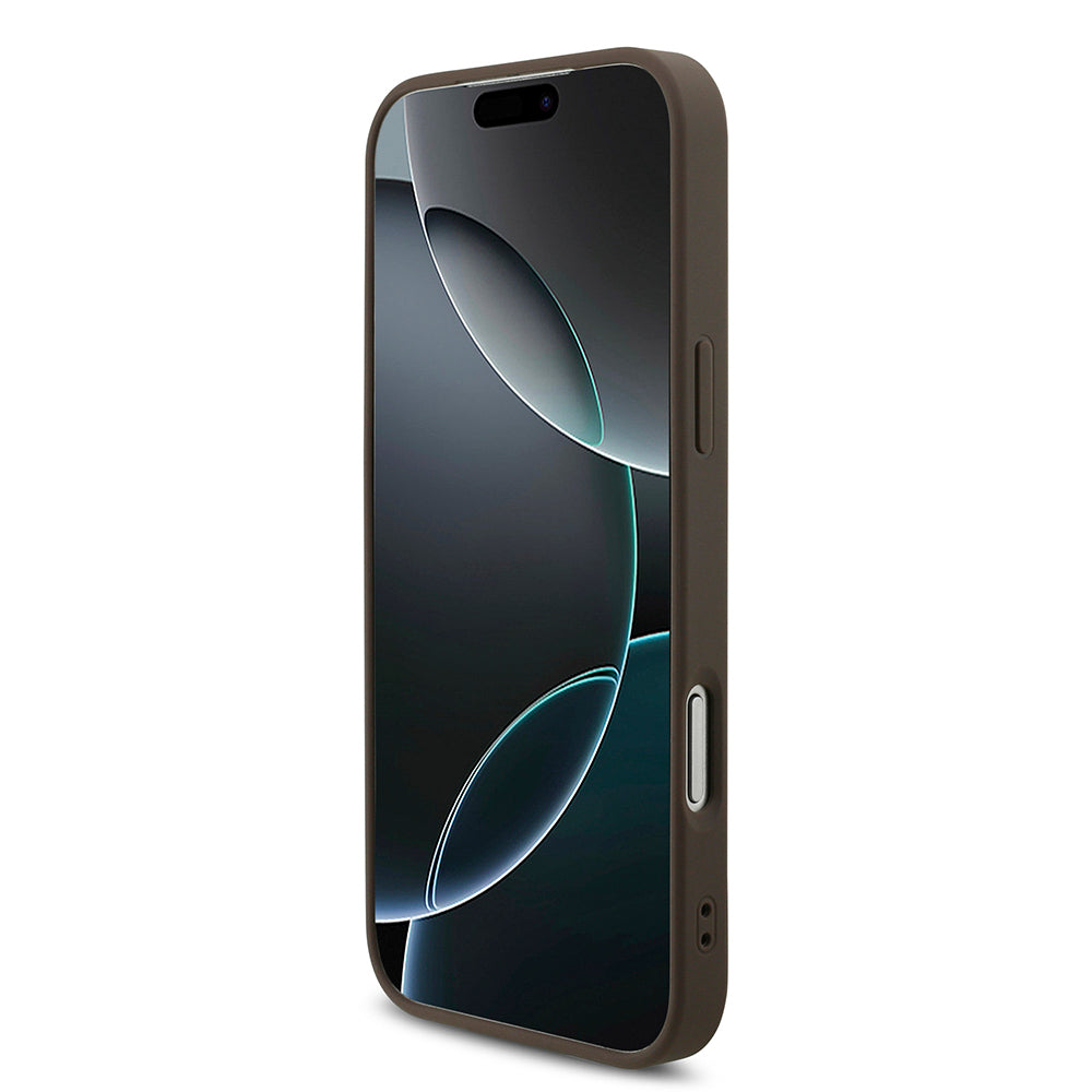 Θήκη για Apple iPhone 18 Pro Max / 17 Pro Max, Guess, 4G Big Logo, Καφέ