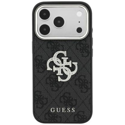 Θήκη για Apple iPhone 18 Pro Max / 17 Pro Max, Guess, 4G Big Strass Logo, Μαύρο