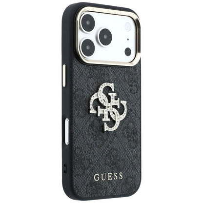 Θήκη για Apple iPhone 18 Pro Max / 17 Pro Max, Guess, 4G Big Strass Logo, Μαύρο