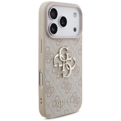 Θήκη για Apple iPhone 18 Pro Max / 17 Pro Max, Guess, 4G Classic Logo με Λουράκι, Ροζ