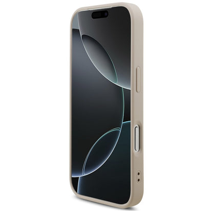 Θήκη για Apple iPhone 18 Pro Max / 17 Pro Max, Guess, 4G Classic Logo με Λουράκι, Ροζ