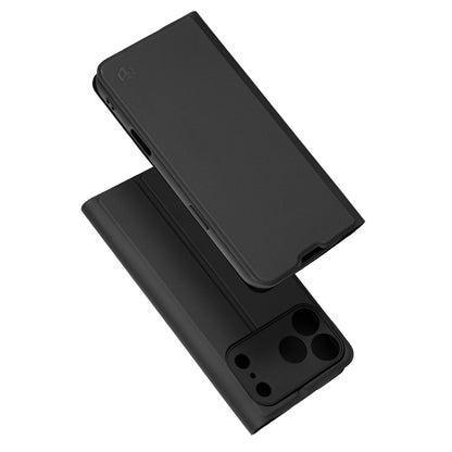 Case for Apple iPhone 18 Pro Max / 17 Pro Max, Techsuit, Magskin Book, Black