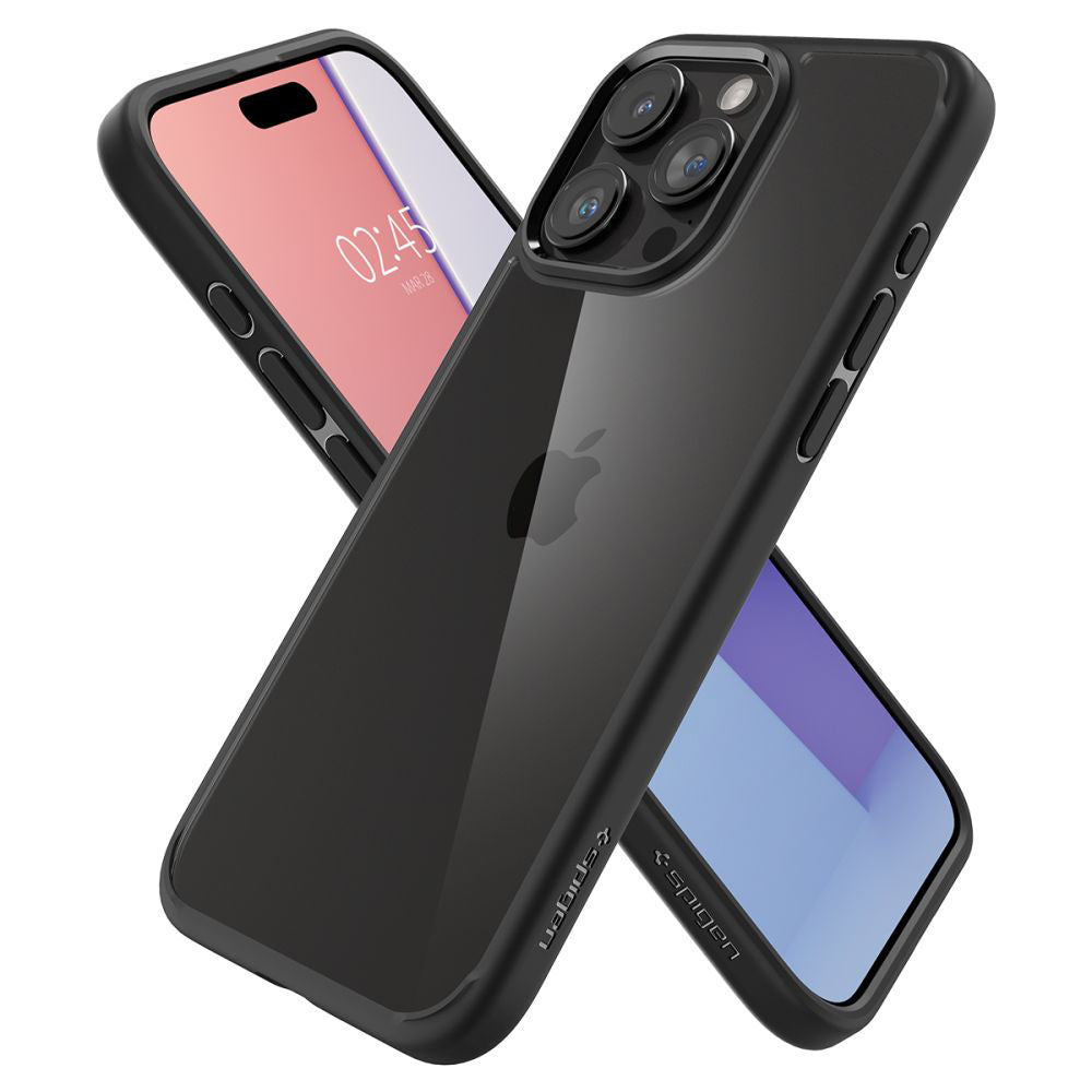 Θήκη για Apple iPhone 15 Pro, Spigen, Ultra Hybrid, Μαύρο Ματ ACS06713