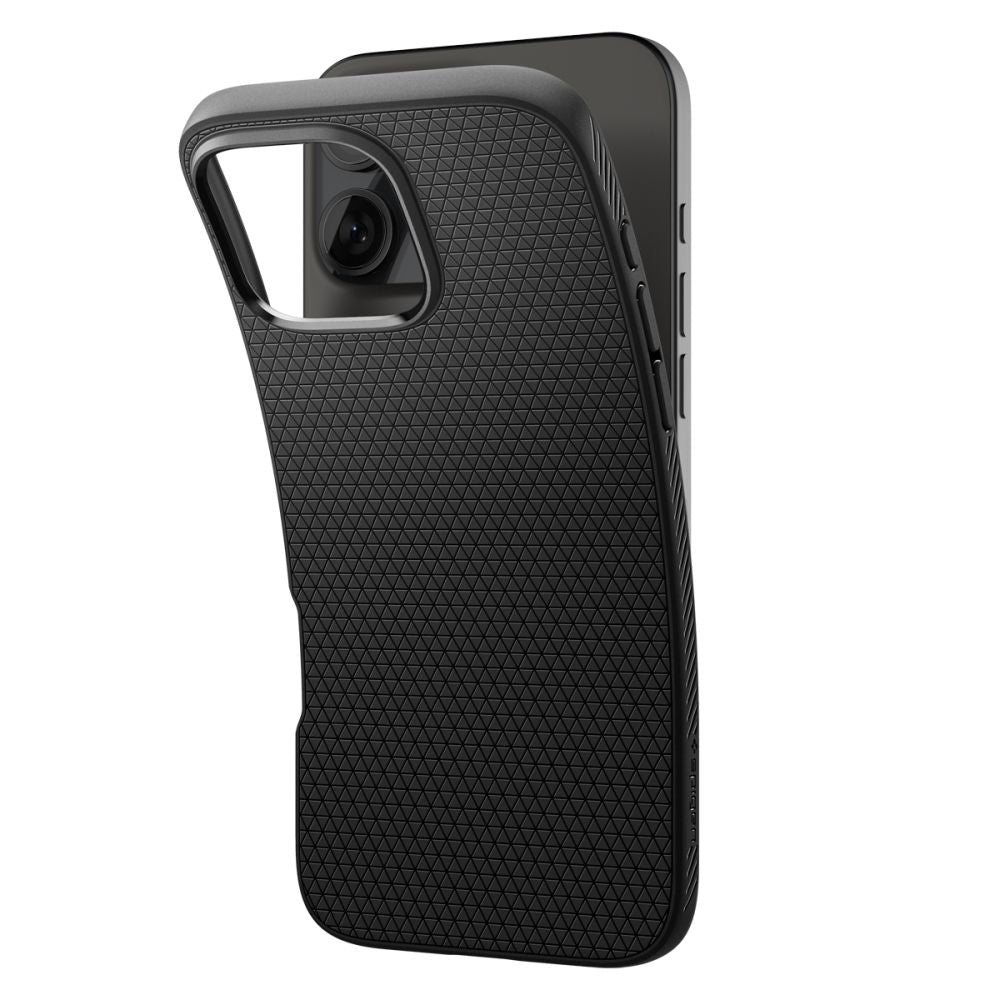 Case for Apple iPhone 16 Pro, Spigen, Liquid Air, Matte Black ACS08117
