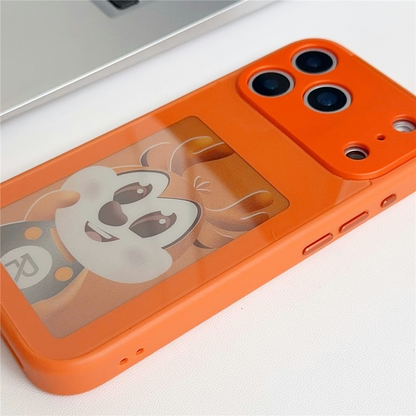 Case for Apple iPhone 17 Pro Max, OEM, Customized E-Ink Display, Orange