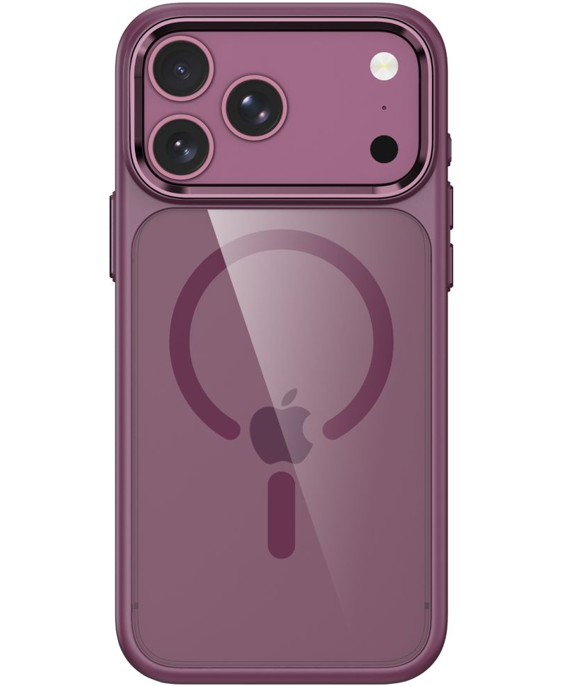 Θήκη για Apple iPhone 18 Pro Max / 17 Pro Max, Tech-Protect, Magmat CC, Διάφανο Βυσσινί