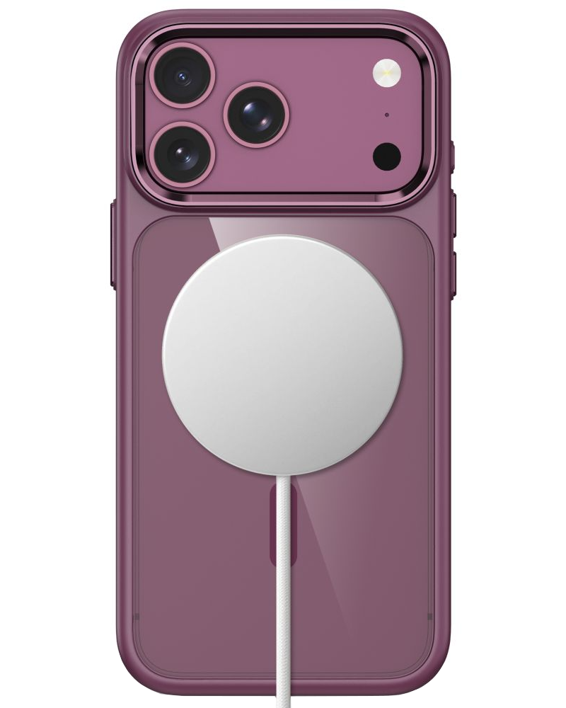 Θήκη για Apple iPhone 18 Pro Max / 17 Pro Max, Tech-Protect, Magmat CC, Διάφανο Βυσσινί