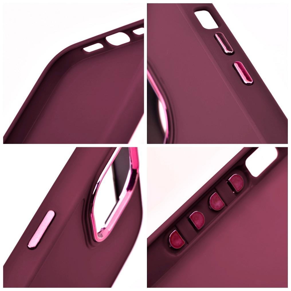 Θήκη για Apple iPhone 18 Pro / iPhone 17 Pro, OEM, Frame, Μπορντό
