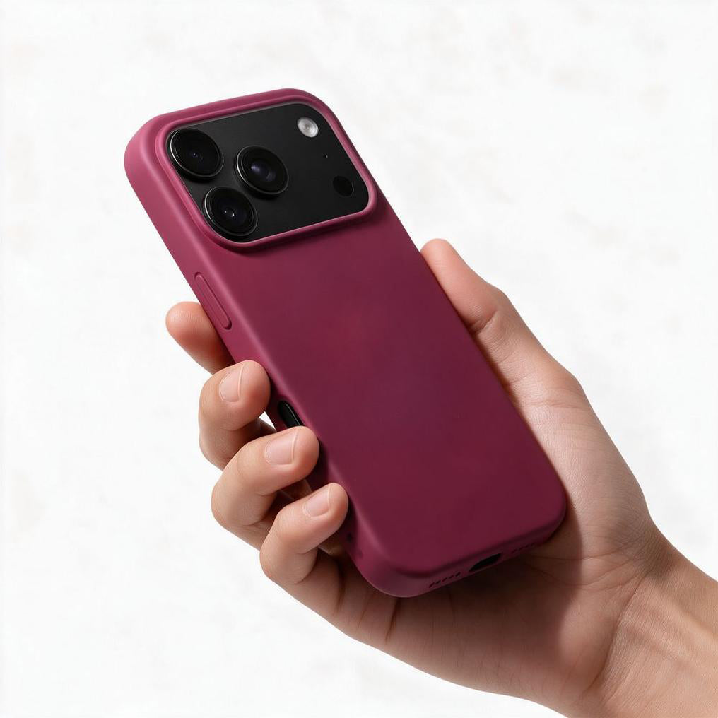 Θήκη για Apple iPhone 18 Pro Max / 17 Pro Max, OEM, σιλικόνη, μπορντό