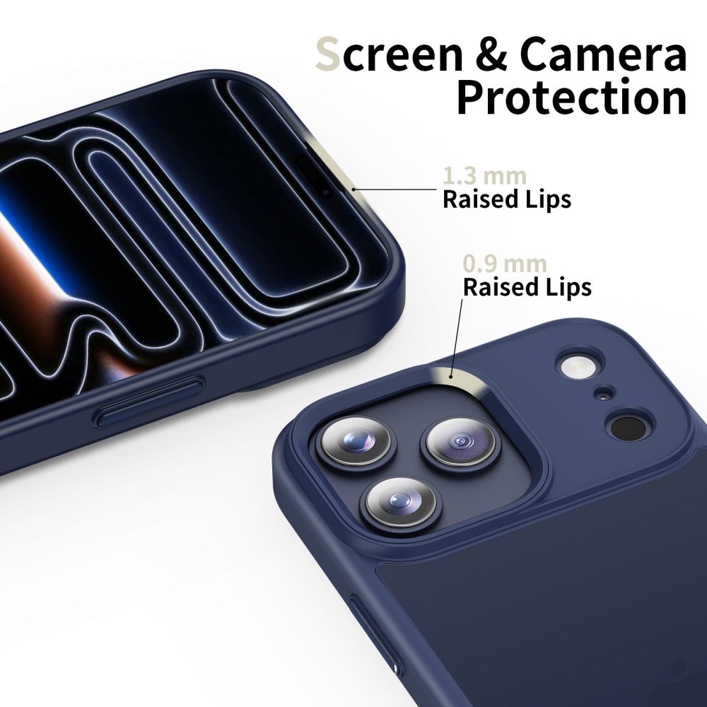 Θήκη για Apple iPhone 17 Pro, Tech-Protect, Magmat, Ματ Μπλε Marine