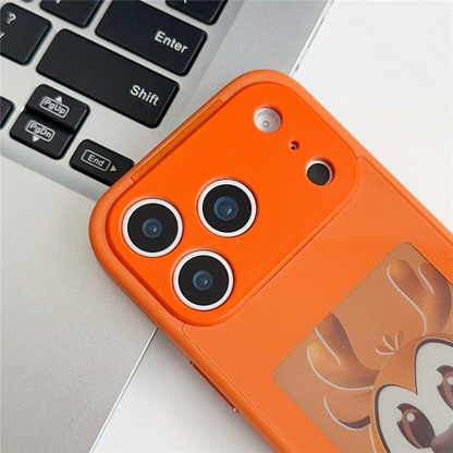 Case for Apple iPhone 17 Pro Max, OEM, Customized E-Ink Display, Orange