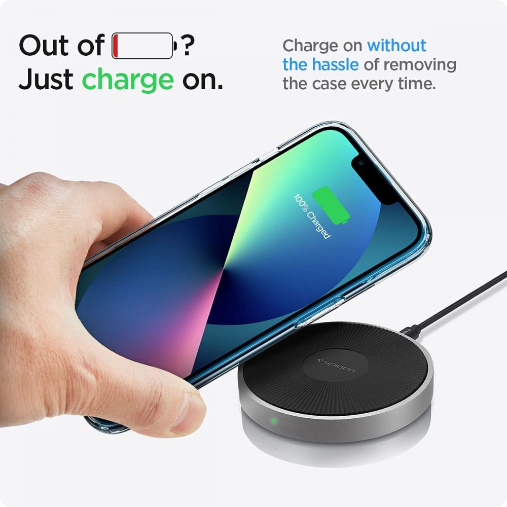 Θήκη για Apple iPhone 13, Spigen, Liquid Crystal, Διαφανής ACS03515