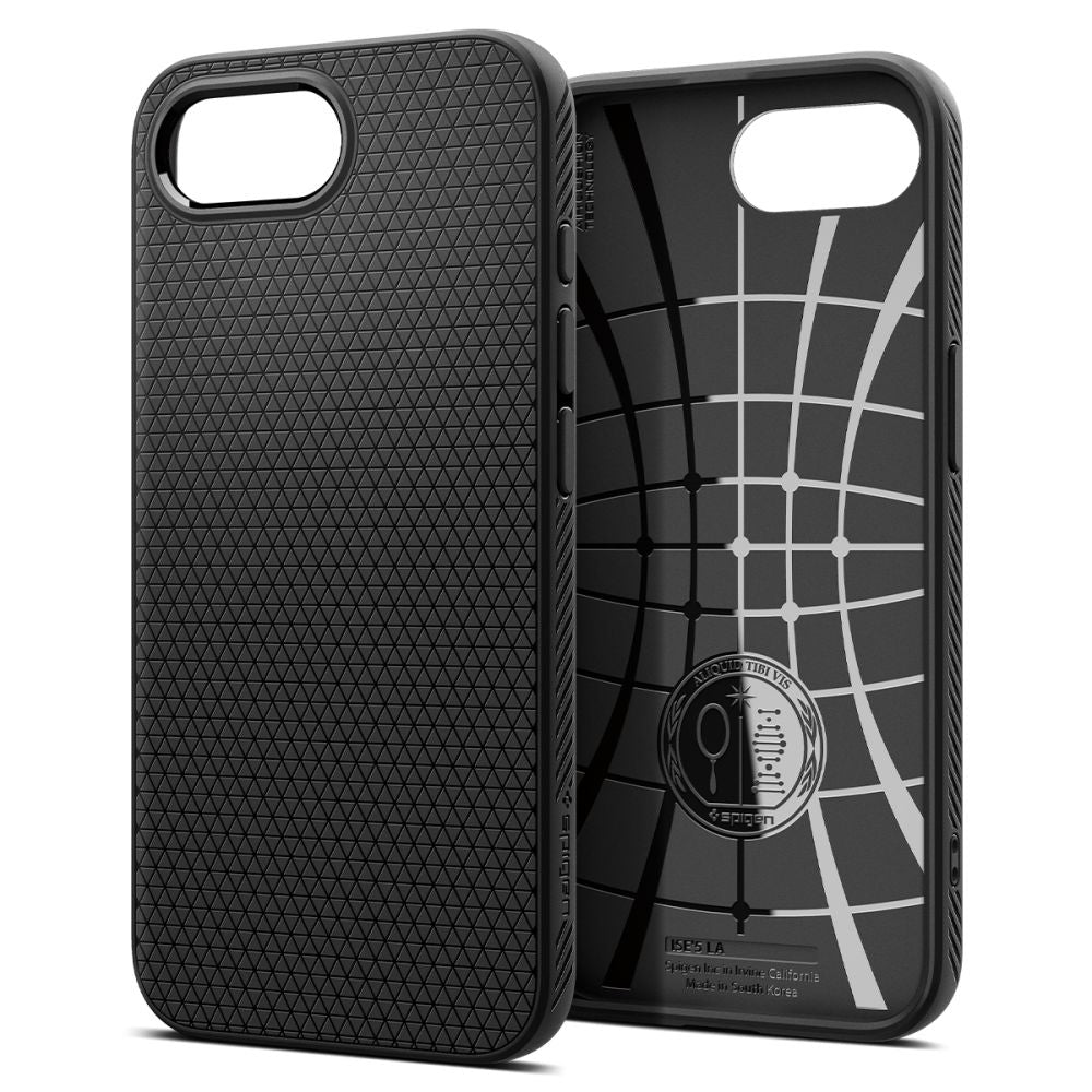Case for Apple iPhone 17e / 16e, Spigen, Liquid Air, Black ACS09161